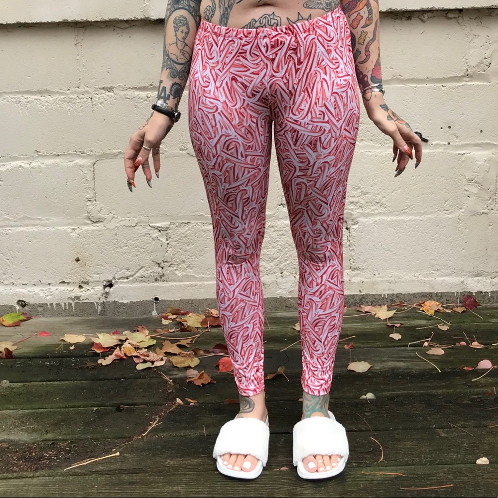 The children’s place XL candy cane leggings